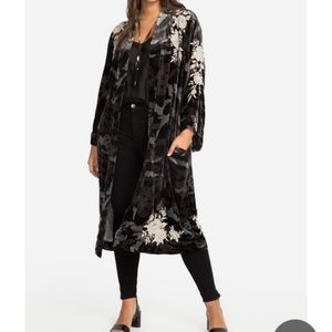 Johnny Was Santal velvet duster